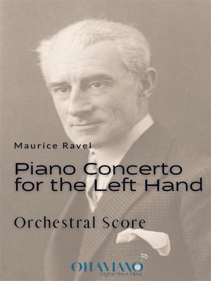 cover image of Piano concerto for the left hand (orchestral score)